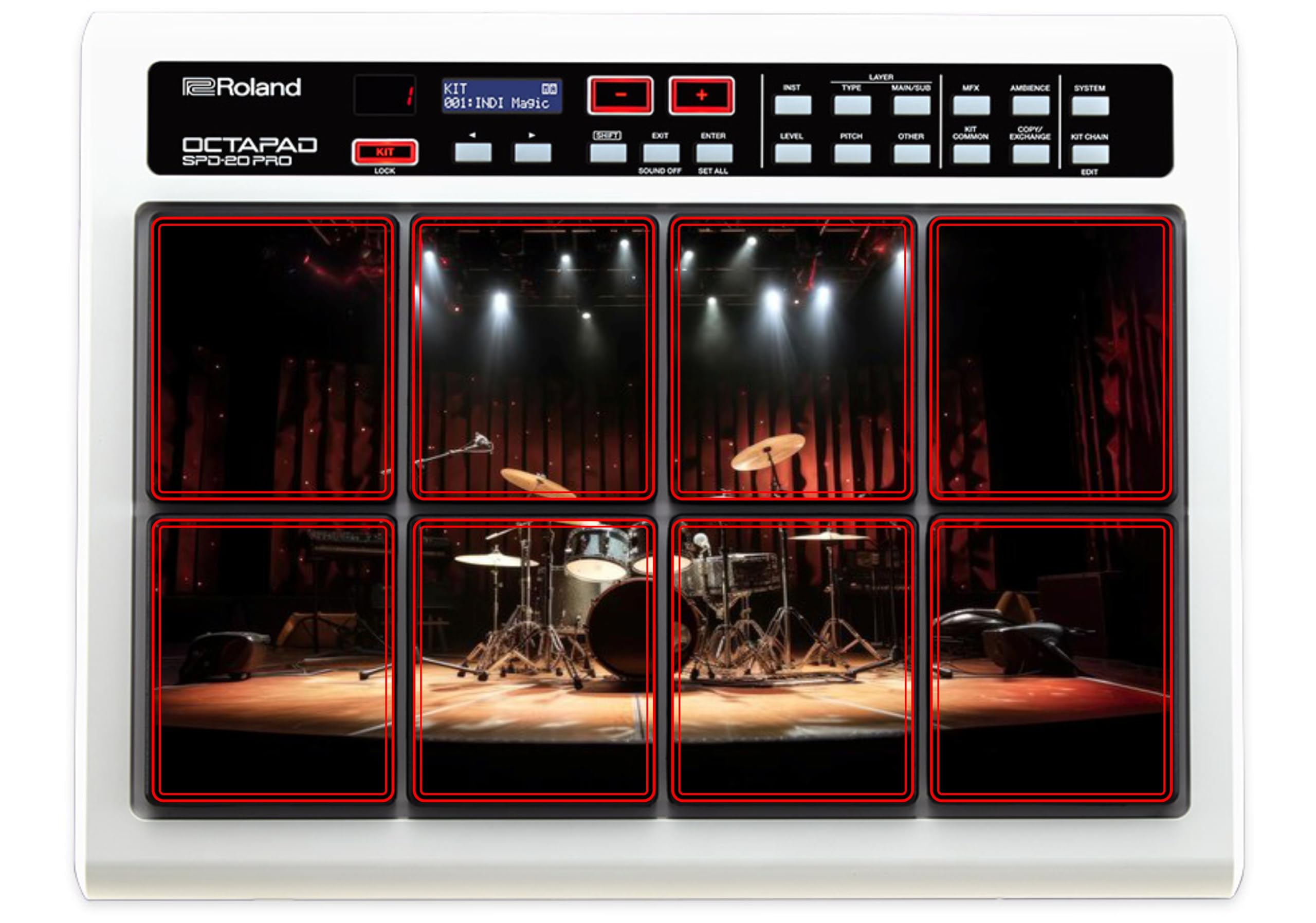 RHYTHM PRO PVC Vinyl Waterproof Stickers Set Of 8pcs for Roland Octapad SPD20/SPD-11/SPD-8 (DESIGN 7) (B0CPMDP5YF) Amazon Price History, Amazon Price Tracker