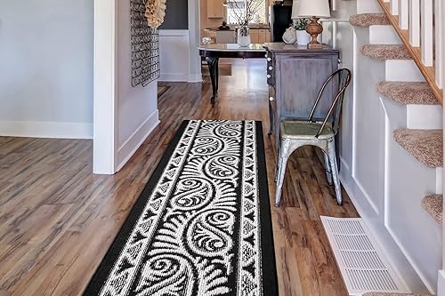 Tapete antideslizante para pasillo estrecho, diseño tribal suroeste, bohemio, para pasillo estrecho, cocina, lavandería, hogar, oficina, 25 pulgadas