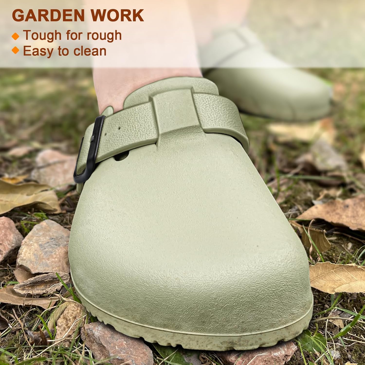Bigant Womens Clogs,Mercy Mules for Womens Nurse Shoes-Slip on Garden Work Shoes - Image 7