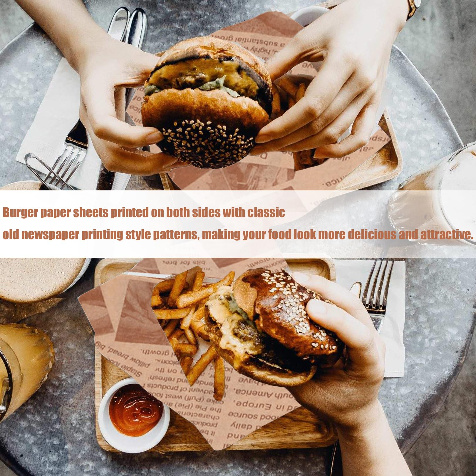 Carta Oleata Per Alimenti - 50 Fogli 25x21.5 Cm, Per Panini E Picnic - Foto 10