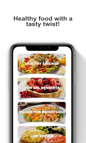 Receitas para perder peso: app de receitas saudáveis
