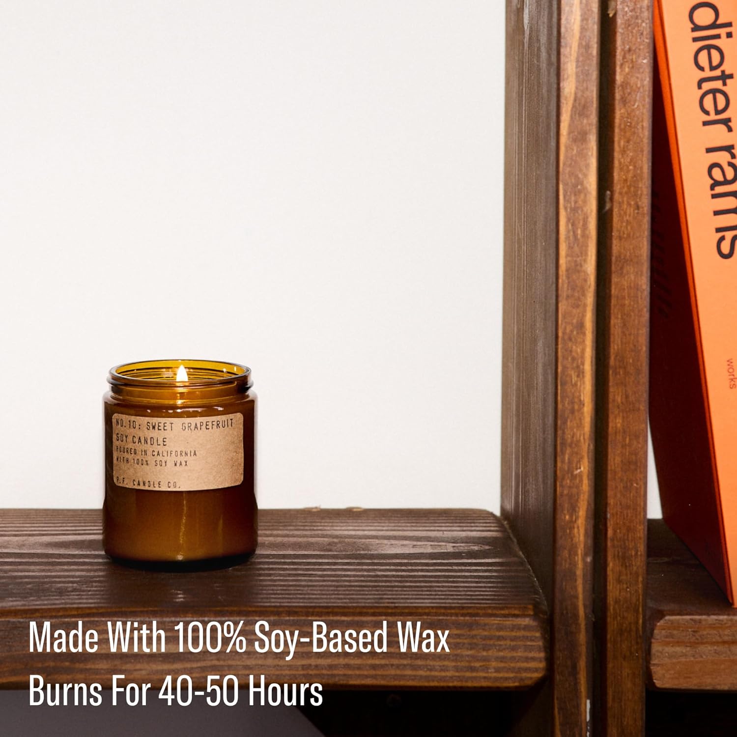 Sweet Grapefruit 7.2 oz Amber Soy Scented Candle