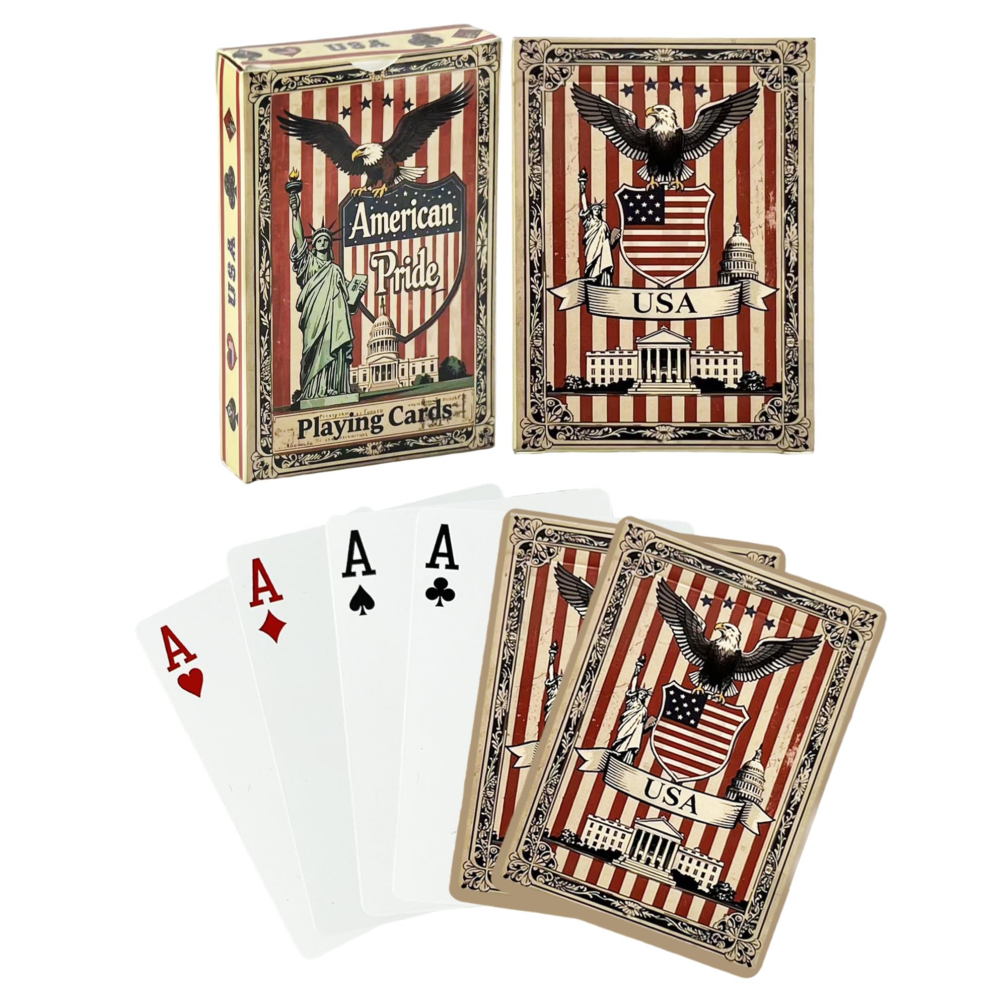 Amazon.com: NIROZA American 250th Anniversary Themed Playing Cards
