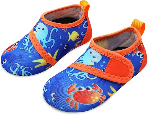Miniatura 4 de storeofbaby Zapatos de agua para bebés, niños y niñas, calcetines acuáticos de secado rápido para natación, playa, piscina