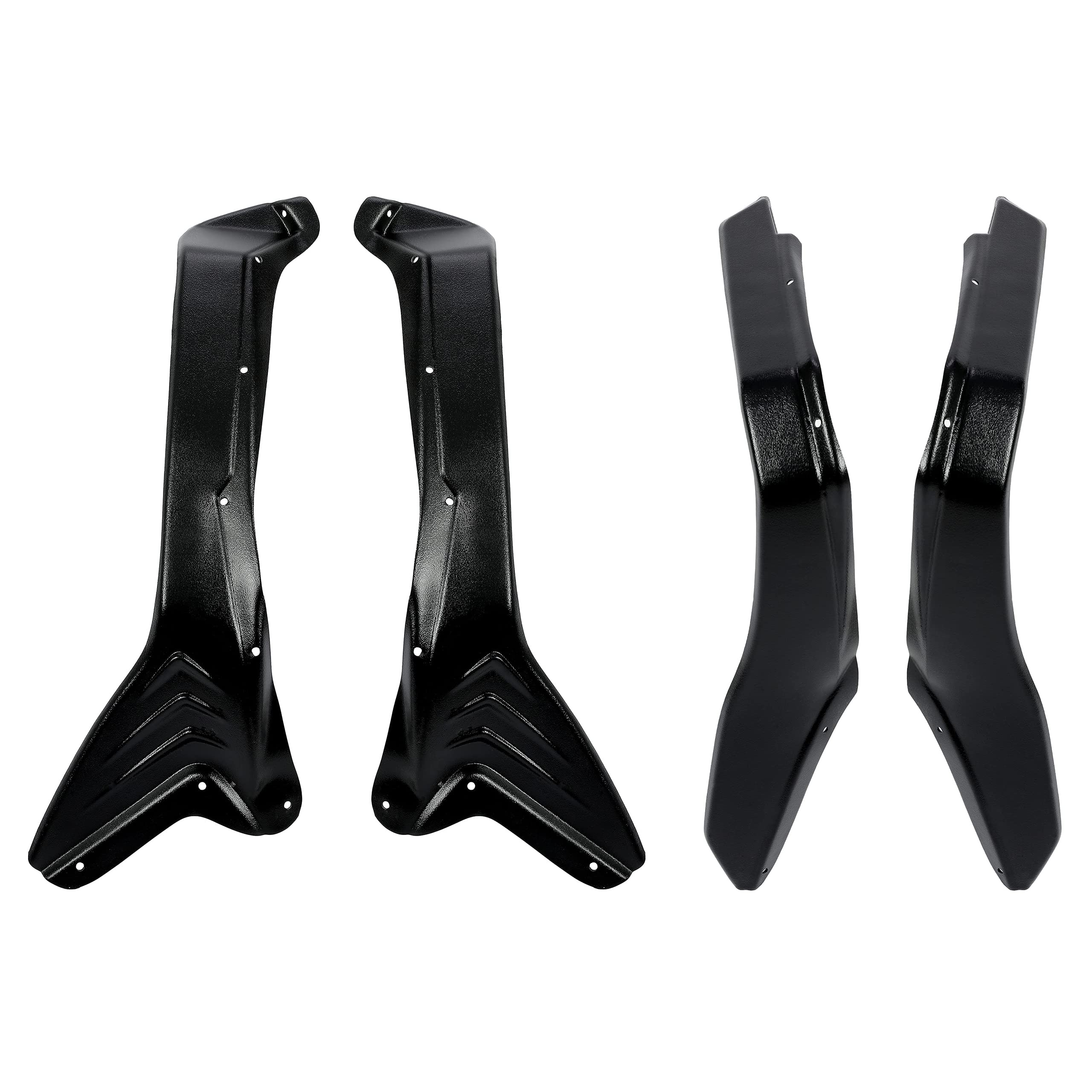 HECASA Overfender Compatible with 2007-2023 Can-Am Renegade 1000/ 1000R/ 850/ 800R/ 800/570/ 500 Fender Flares Front & Rear Black