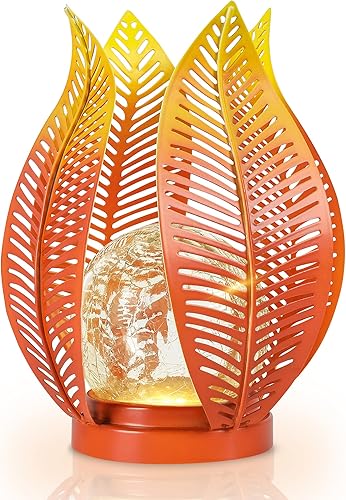 Luces solares de jardín para decoración al aire libre, decoración de jardín, cristal agrietado, regalos de jardinería, luces solares impermeables