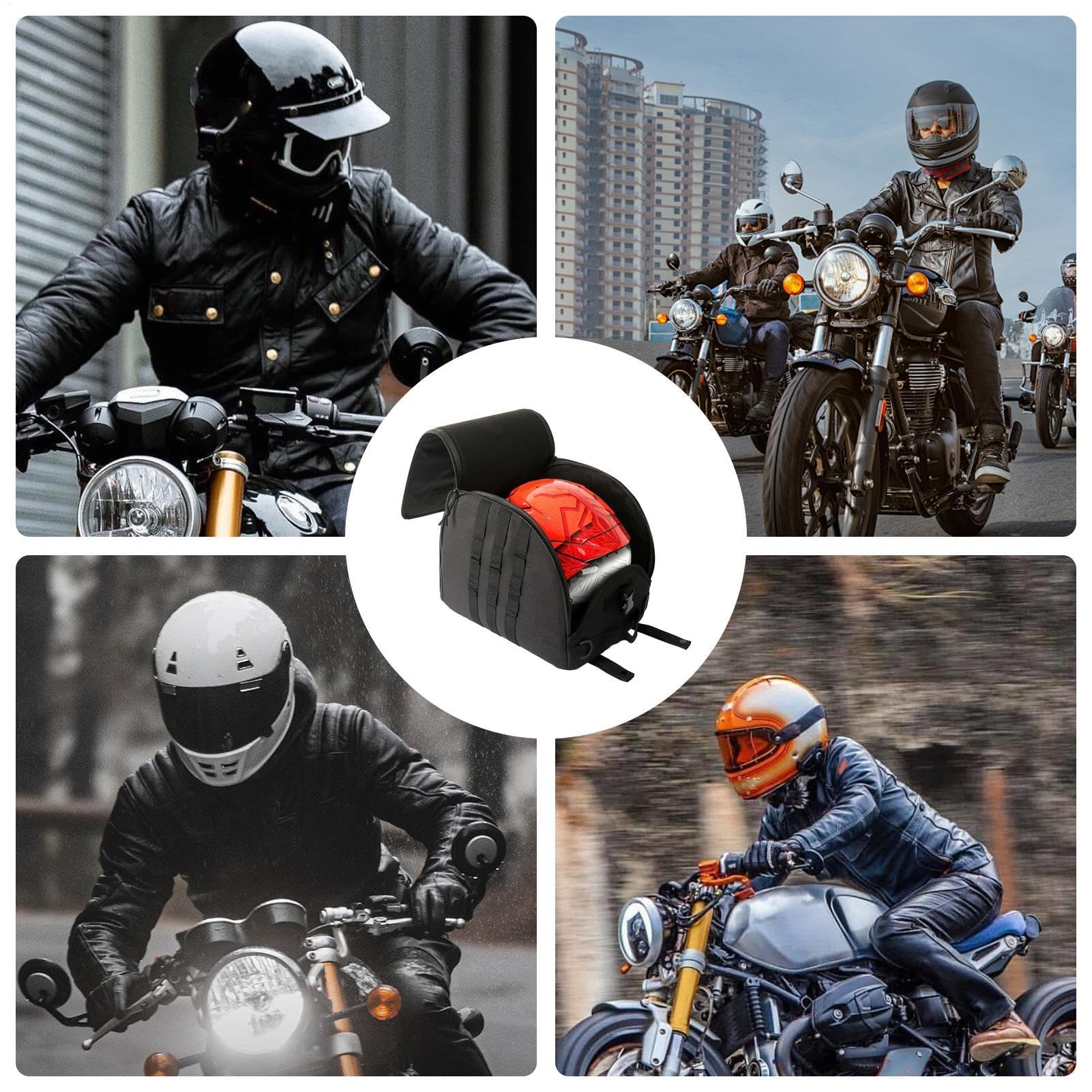 Bolsa Portacasco Moto Estuche Protector Oxford Para Equipo