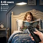 NiceVeedi 14" Soft Streaming Light, Dimmable Desk Ring Light with Clamp, 2700K-6500K/CRI97+/Flexible Arm/Modular Design/Remote, Key Light for Podcast/Home Office/YouTube/TikTok/Makeup/Video Calls