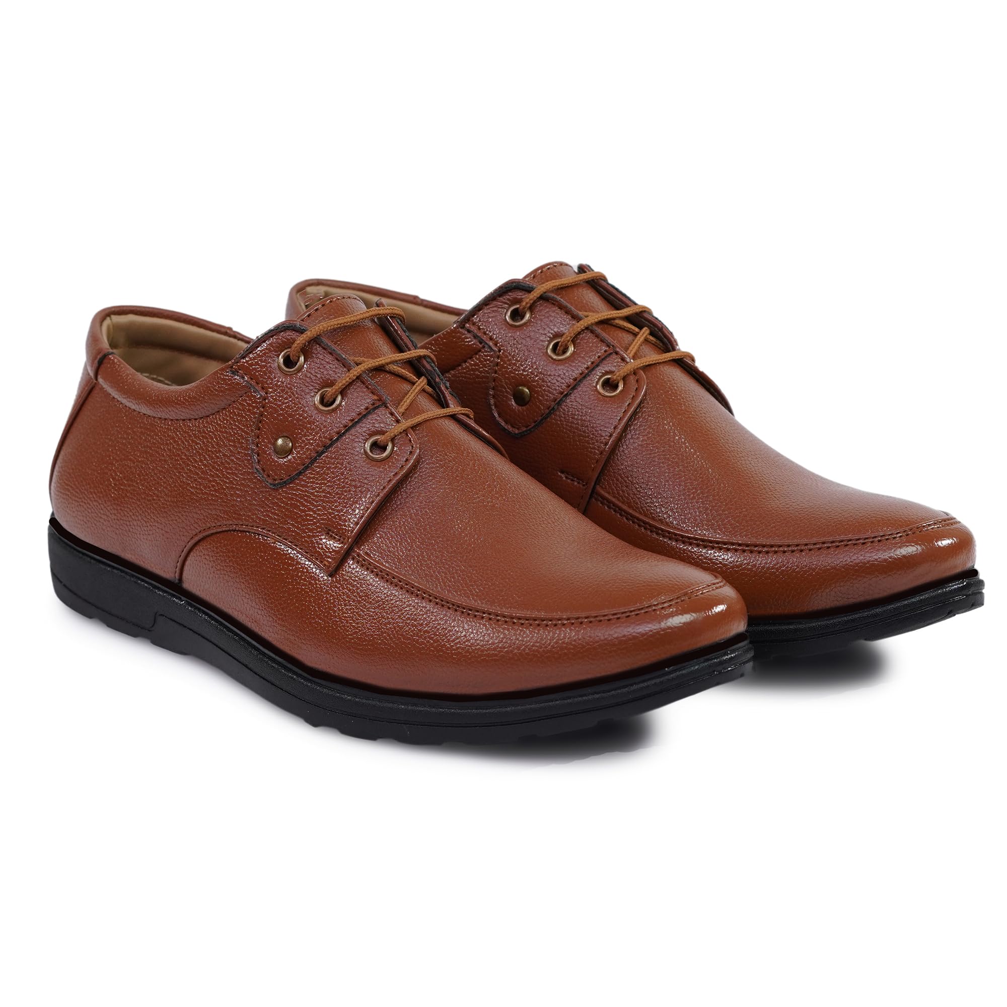 botha Men's Formal Casual Lace-Up Derby Dress Shoes (216)-picture-11