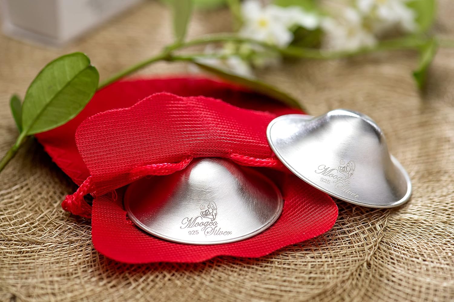 Nipple Shields for Nursing Newborn - Newborn Essentials Must Haves - Soothe and Protect Your Nursing Nipples - The Original Silver Nursing Cups - 925 Silver : Baby