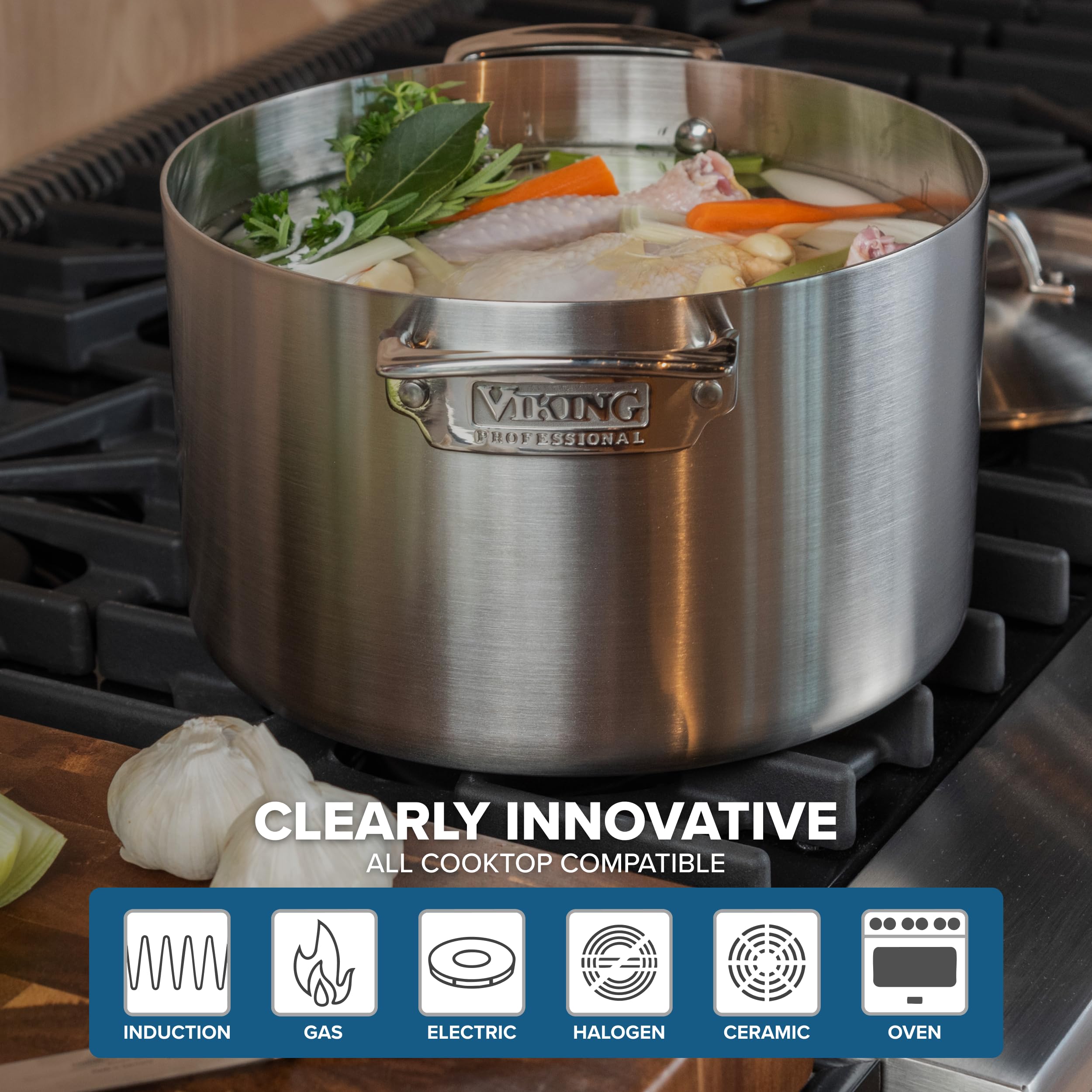 Amazon.co.jp: Viking 3層 13点 調理器具セット : Home & Kitchen