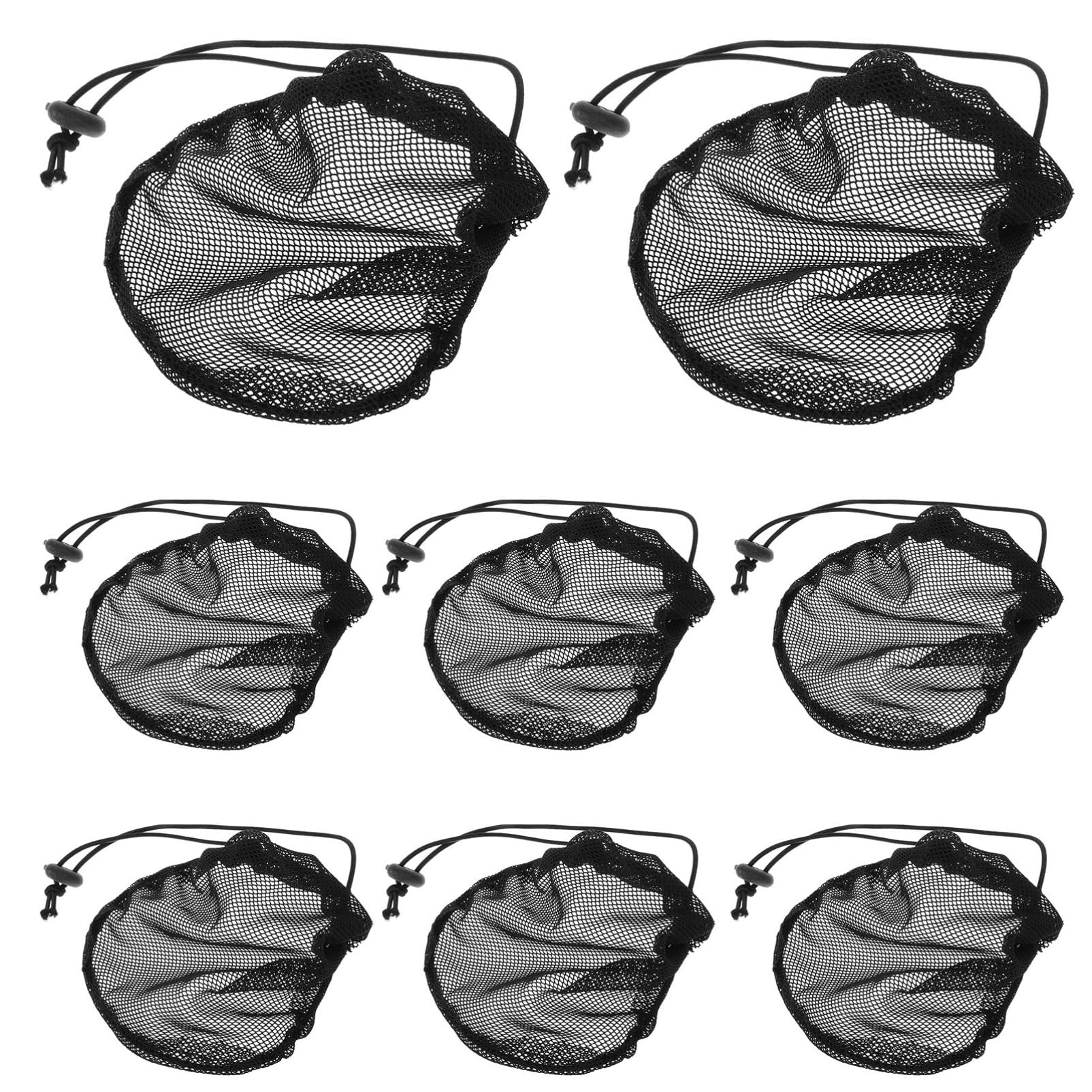 PACKOVE 8pcs Wig Cap for Women Lightweight Breathable Mesh Hair Net for Wig Making Comfortable Protective Shield for Various Hairstyles Hairdressing Accessory