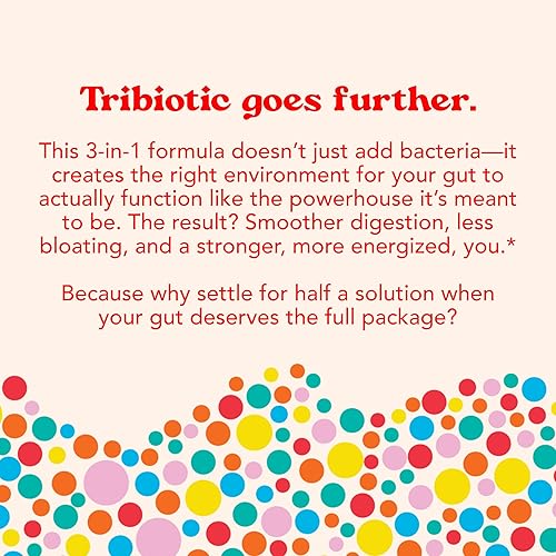 Miniatura 7 de Let Loose Píldoras tribióticas diarias - Probióticos, prebióticos y postbióticos para alimentar tu microbioma y apoyar una digestión diaria suave,