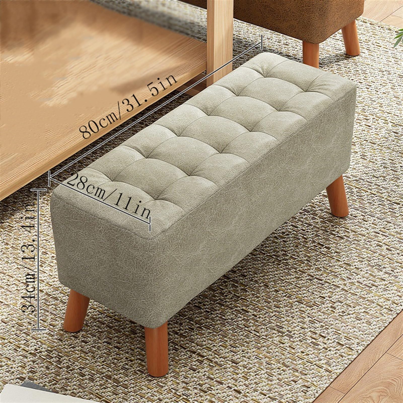 Banc à chaussures pour entrée – Tabouret de rangement polyvalent pour porte et vestiaire, idéal pour la chambre à coucher ou le salon, parfait pour s'asseoir et organiser