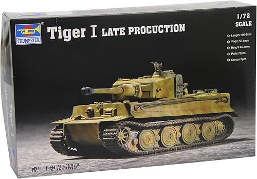 Trumpeter 172alemán Tiger I Late Producción de reservorio