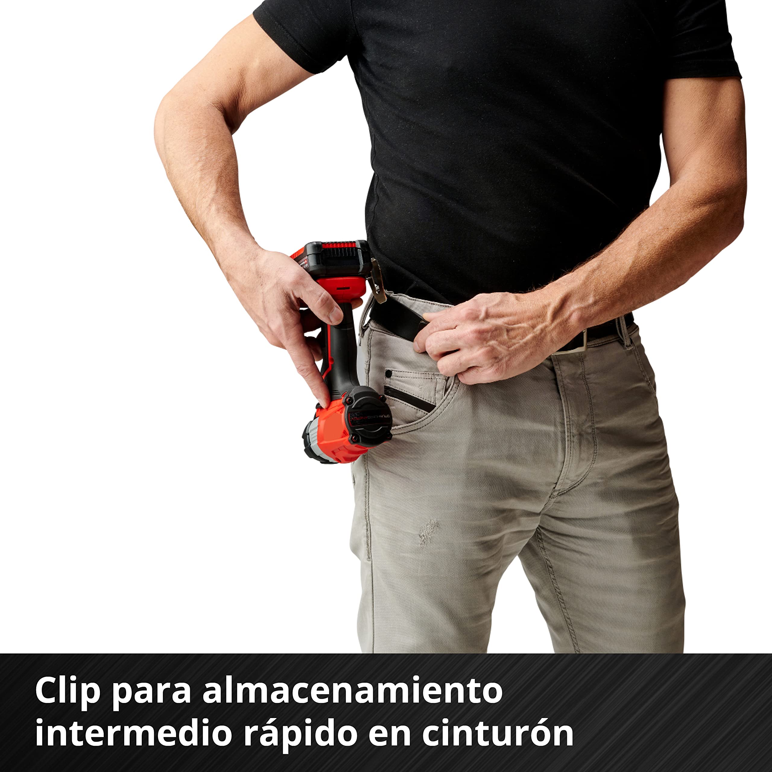 Einhell TP-CW 18 Li BL Solo Power X-Change - Llave de impacto de batería, Ion de litio, 18V, 215Nm, luz LED y adaptador de broca para atornillar