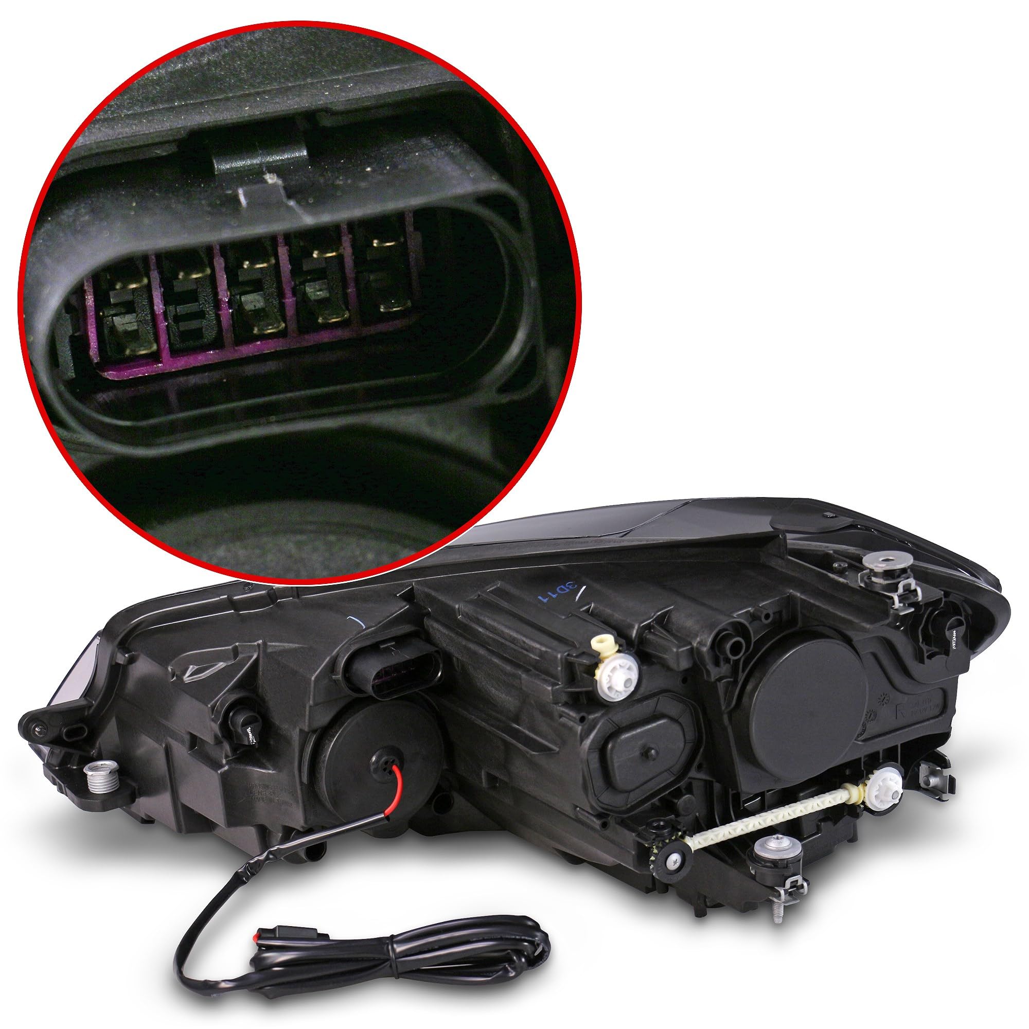 OSRAM LEDriving reflektor LED do VW Golf 7.5, Golf VII Facelift, GTI Edition, zamiennik halogenu