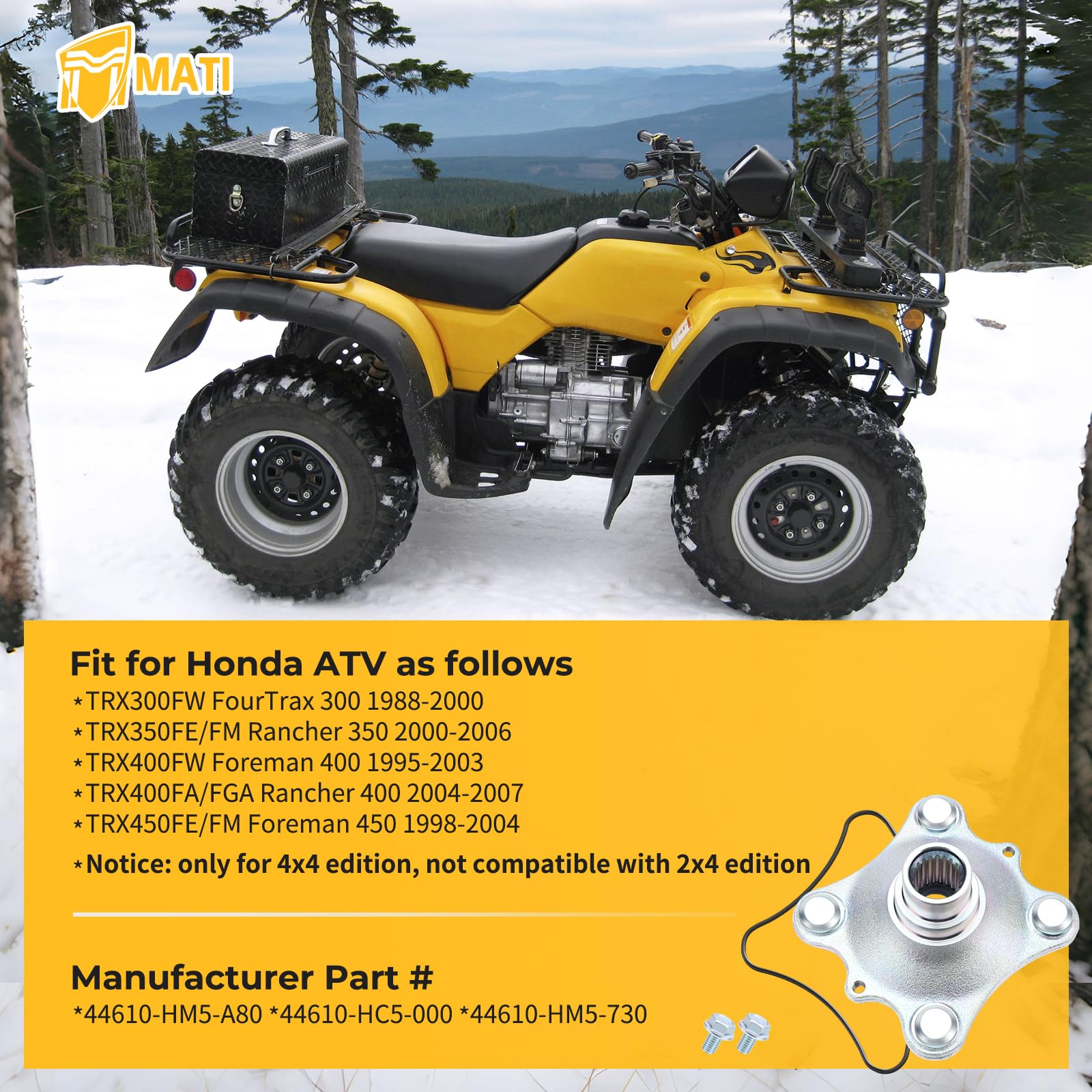 Achsmanschette All Balls Für Polaris & Honda ATV - Faltenbalg Vorne Innen 21mm