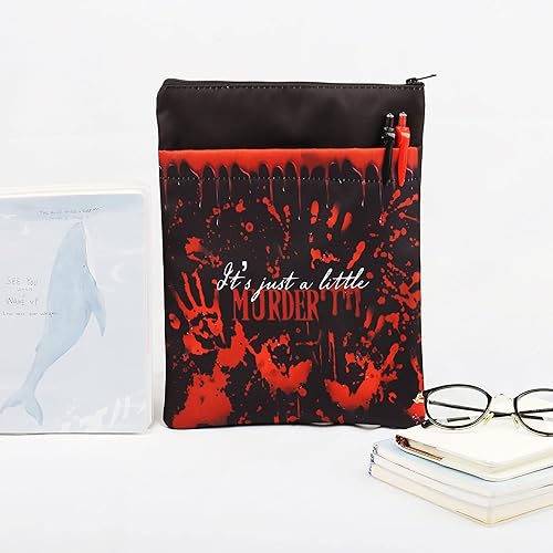 Miniatura 6 de JNIAP Funda de libro para lector de crímenes verdaderos, regalos de adicto al crimen verdadero, funda de libro de misterio de asesinato, regalos de