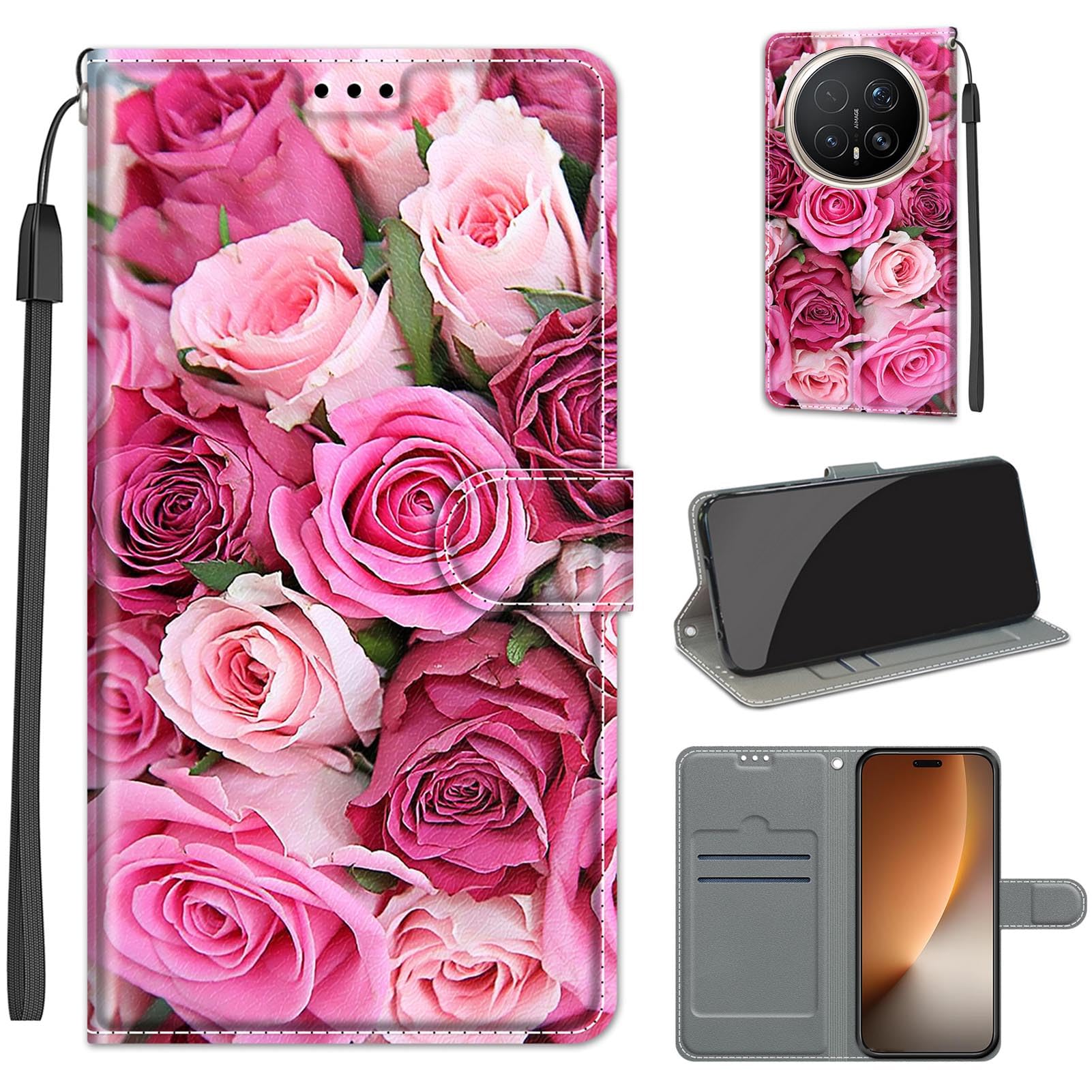 Housse Honor Magic 8 Pro en cuir antichoc de qualité supérieure - 8