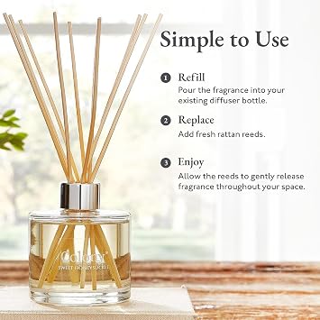 Wax Lyrical Colony Reed Diffuser Refill - Sweet Honeysuckle, 200ml