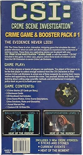 Miniatura 2 de Specialty Board Games CSI Paquete de refuerzo del juego del crimen