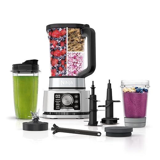 Ninja Foodi Power Blender Processor System, Silver, Multicolor