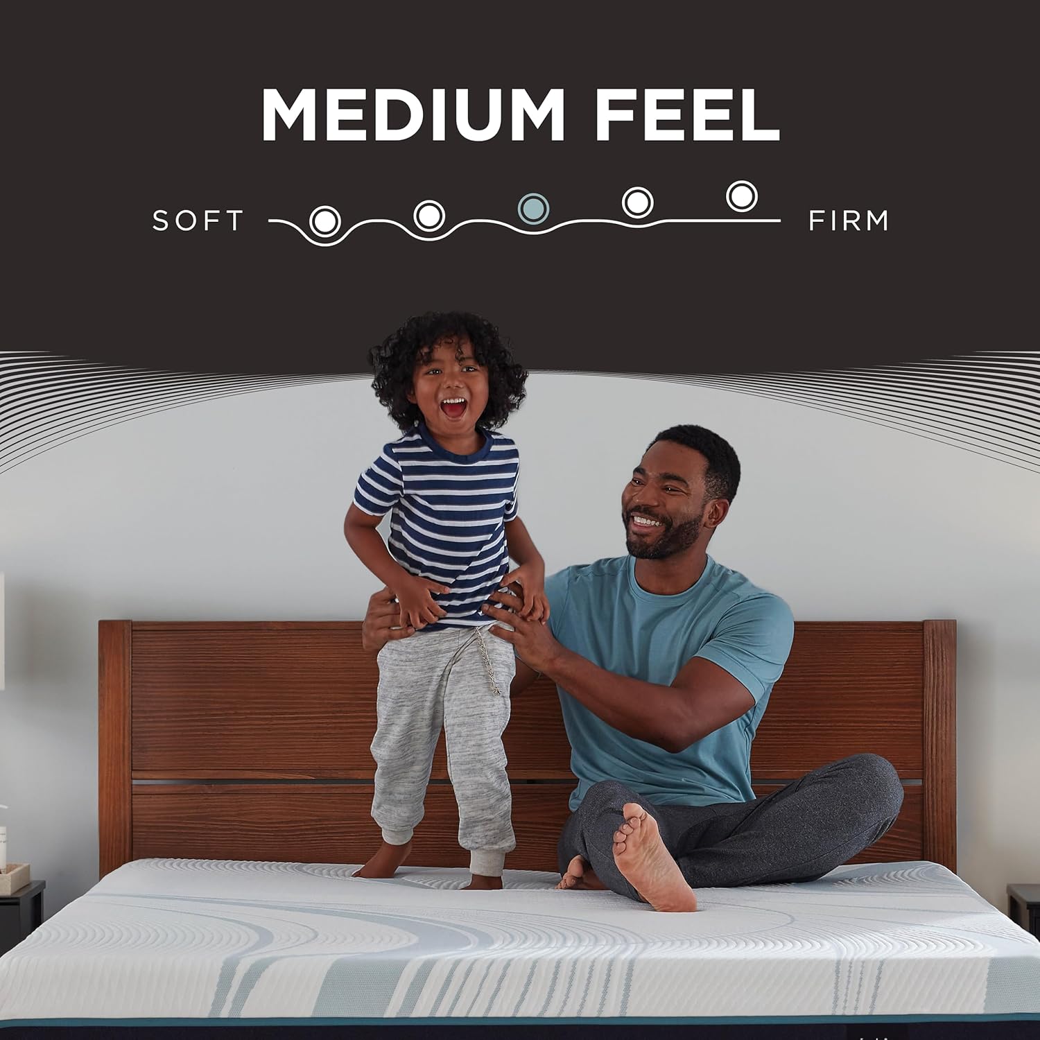 TEMPUR-Adapt 2.0 Medium 11 inch Memory Foam Mattress, Twin