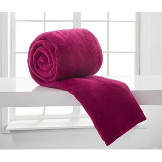 Manta Corttex Microfibra King Cereja