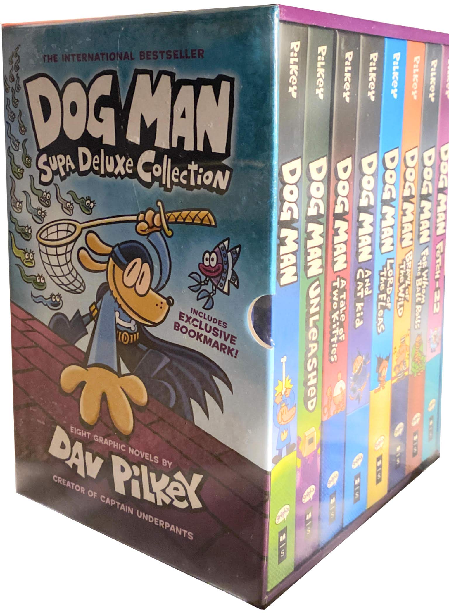 Dog Man Supa Deluxe Collection - Eight Graphic Novels: Dav Pilkey