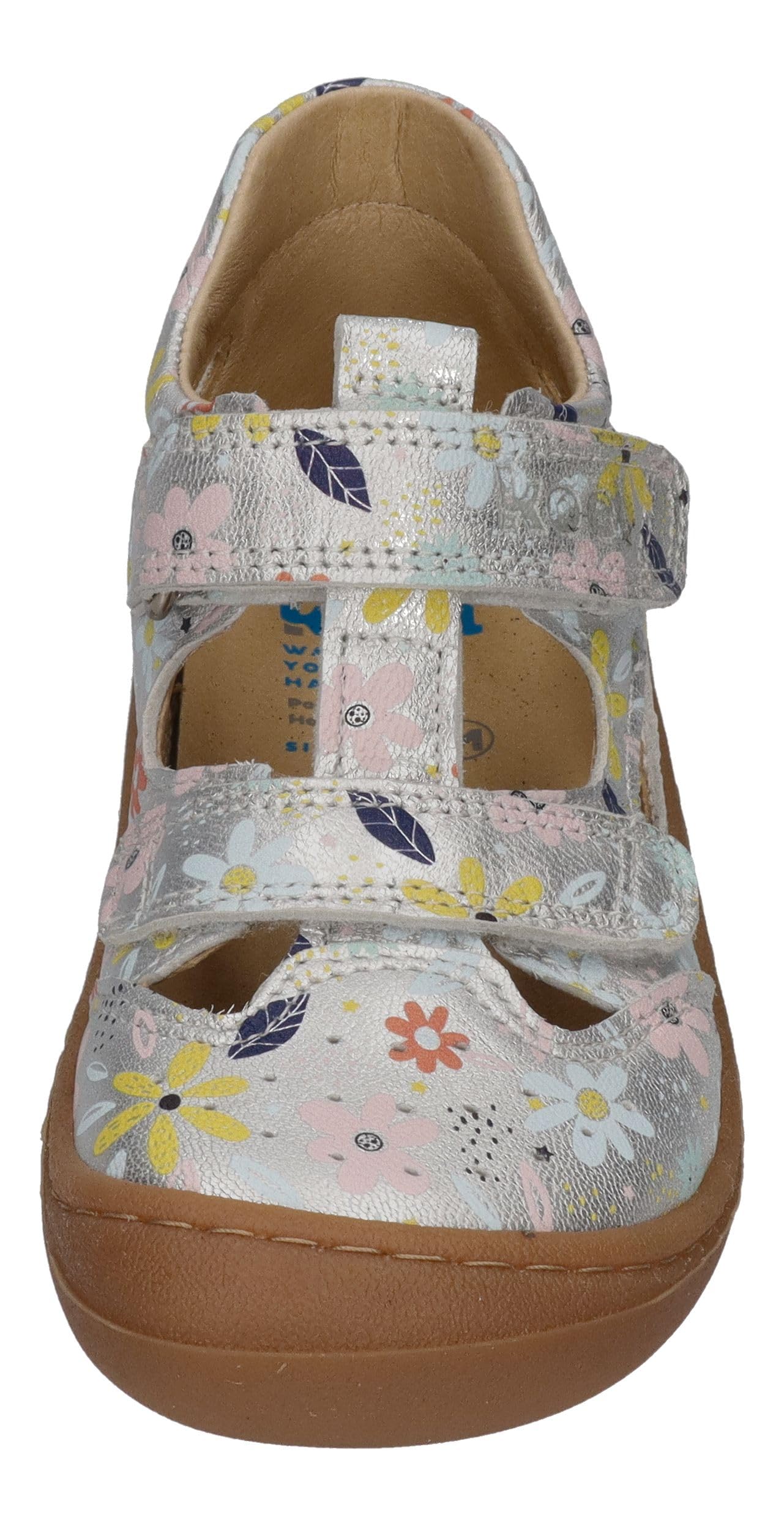 KOEL Barefoot Kinder Sneakers Sandalen BEP Prints - Silver