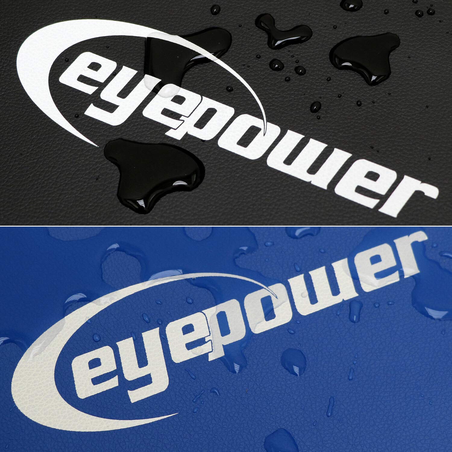 EYEPOWER Colchoneta de Entrenamiento Gimnasia XL 200x60x5cm Plegable Azul