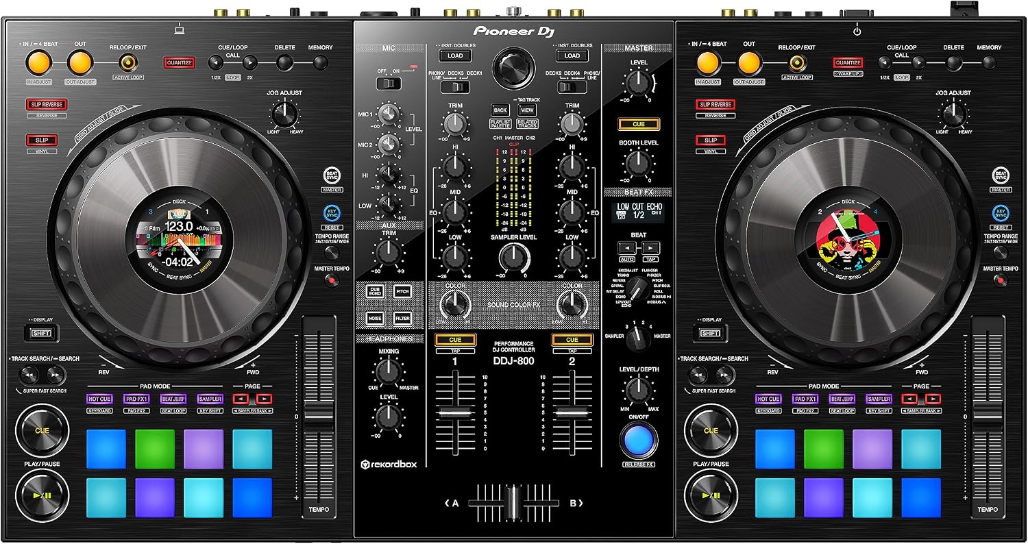 Pioneer DJ DDJ-800 2-Channel Performance DJ Controller for Rekordbox