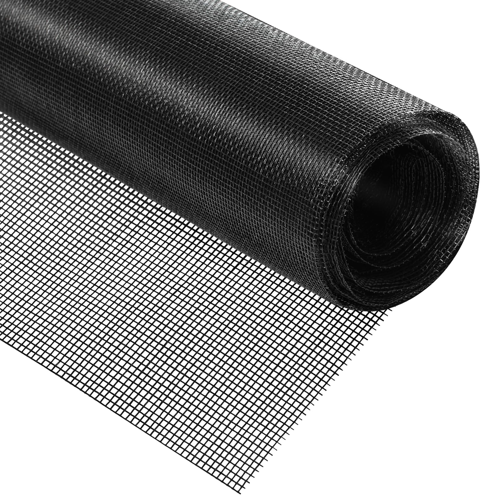 Window Screen, Window Screen Replacement Mesh, Replacement Adjustable Fiberglass Window Screen Mesh For Patio, Sliding Doors (Black,78.7x59in - View #3