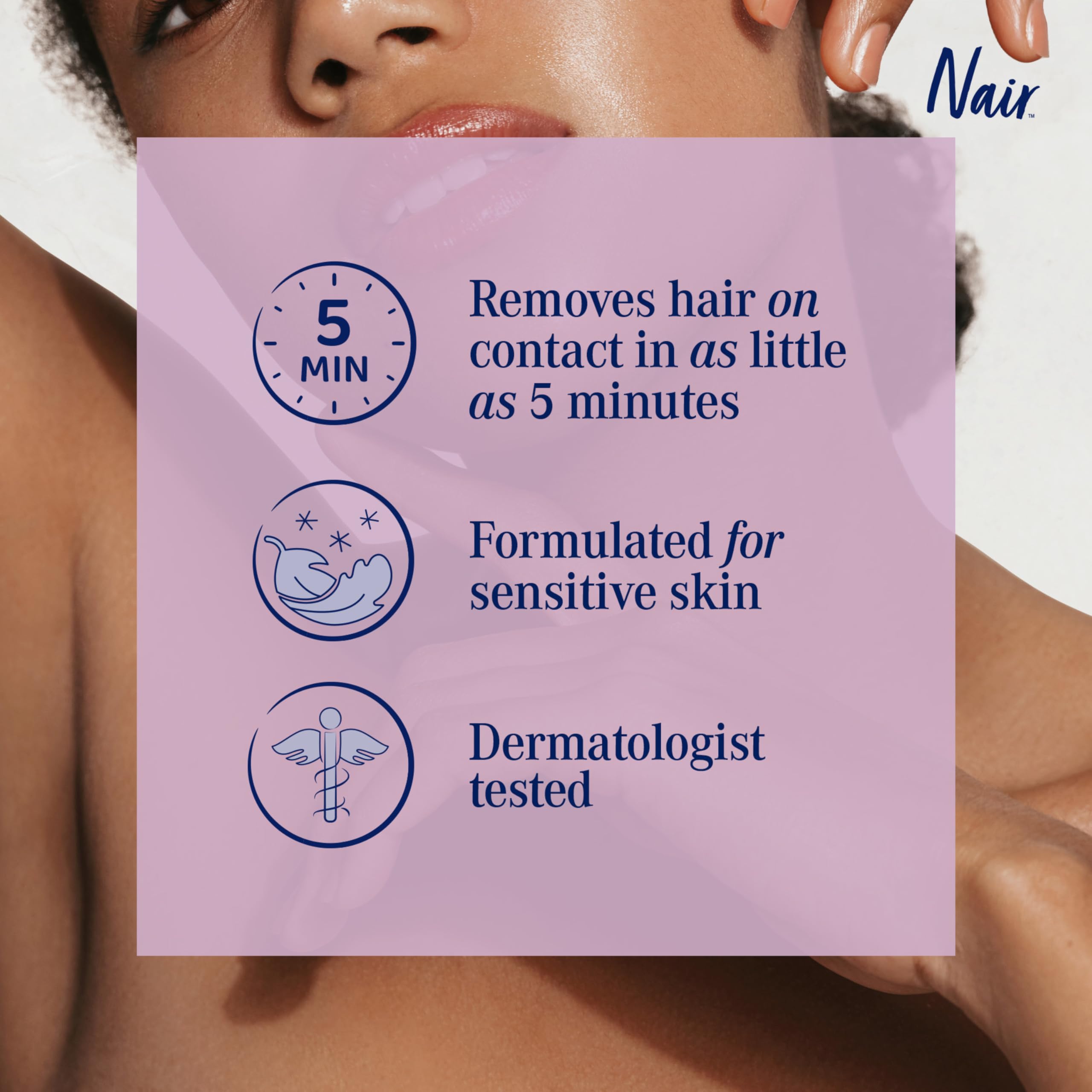 Nair Sensitive Hair Removal Cream - Smooth & Glide -6 Nair Sensitive Hair Removal Cream - Smooth & Glide -6