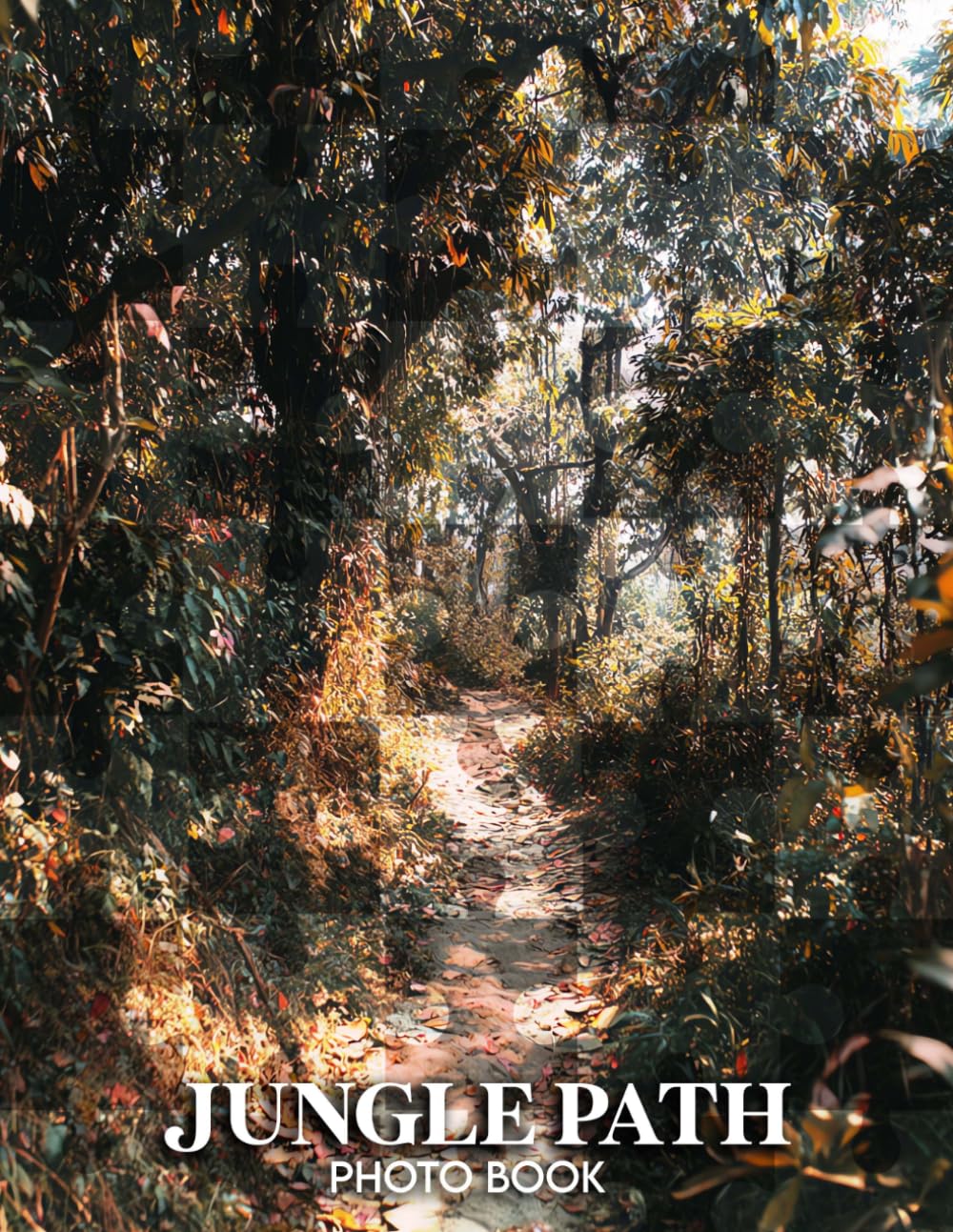 Jungle Path Photo Book: 40 Photos Of Exotic Forest Trails That Immerse You In Lush Greenery And Wildlife Encounters