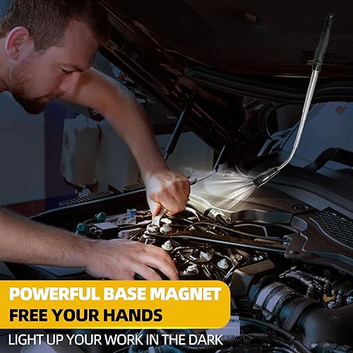 Vista 11 de Herramienta de recogida magnética con luces LED, linterna magnética telescópica, genial artilugio, regalo de cumpleaños, regalos de Navidad