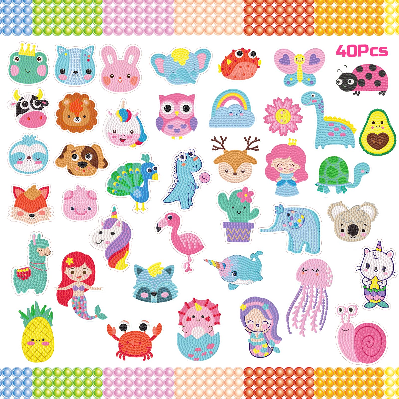 CAYUDEN Diamond Art Stickers