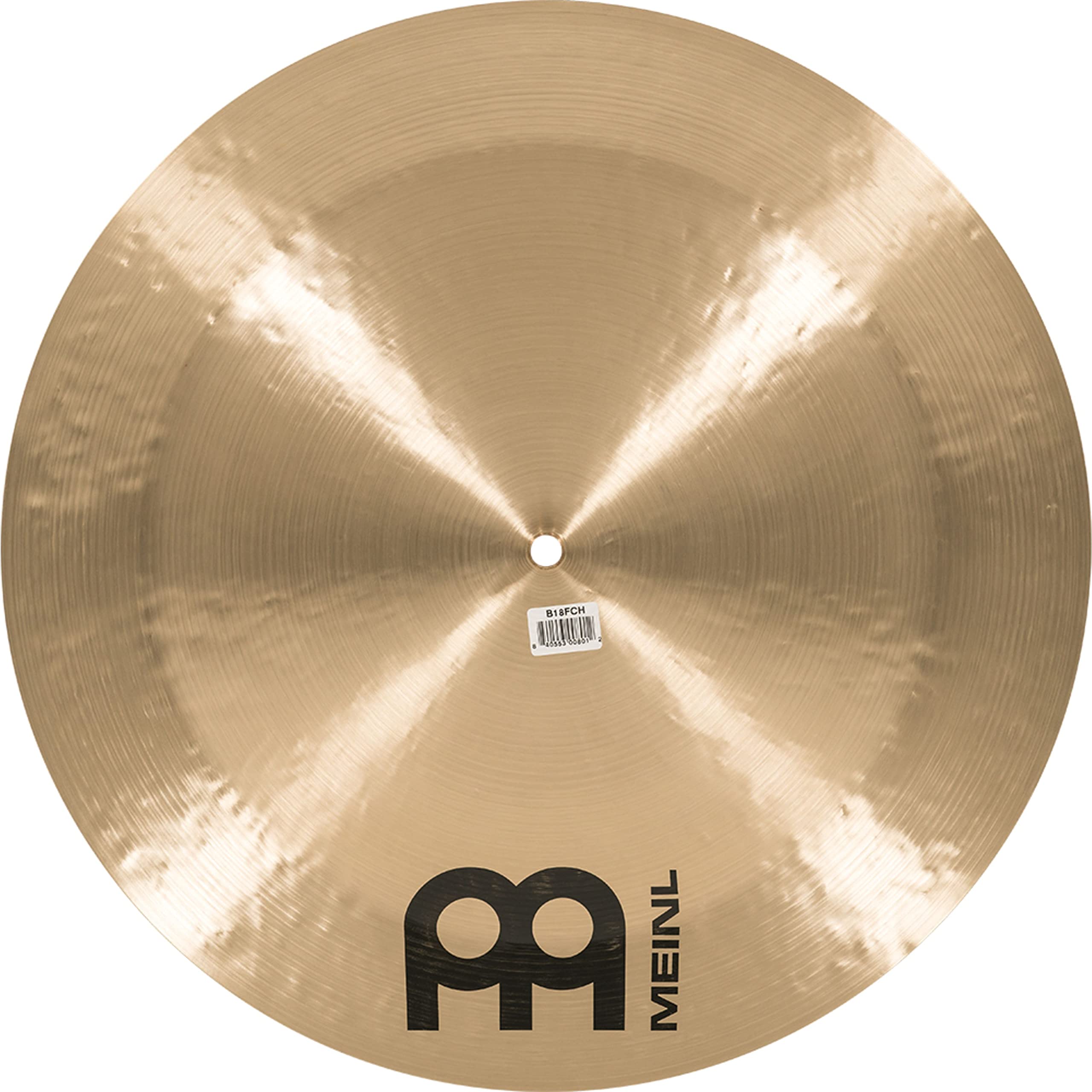 Meinl Cymbals B18FCH Byzance Traditional Serie 45,7 cm (18 Zoll) Flat China Becken Traditional Finish Handgehämmert
