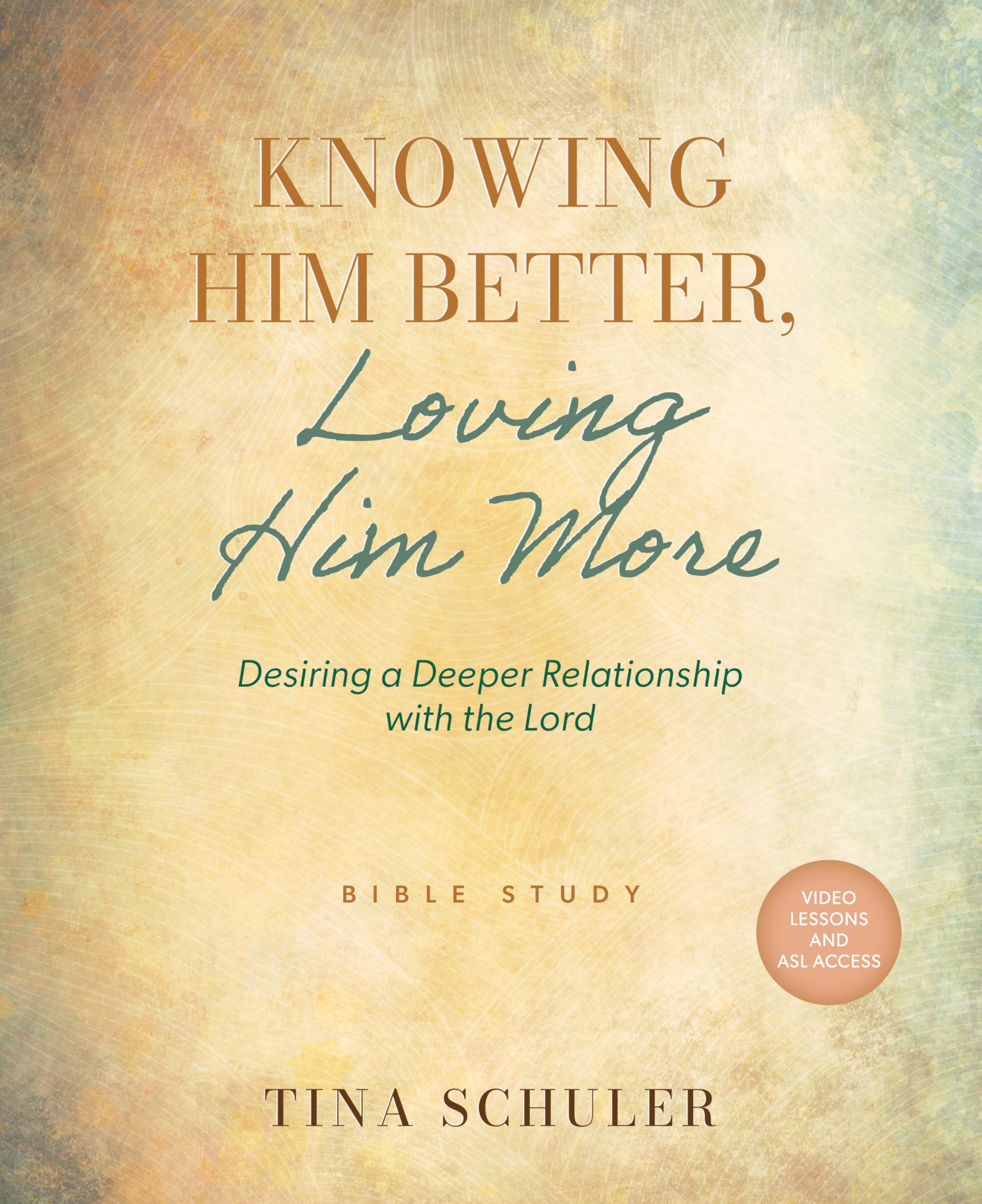 Knowing Him Better, Loving Him More
