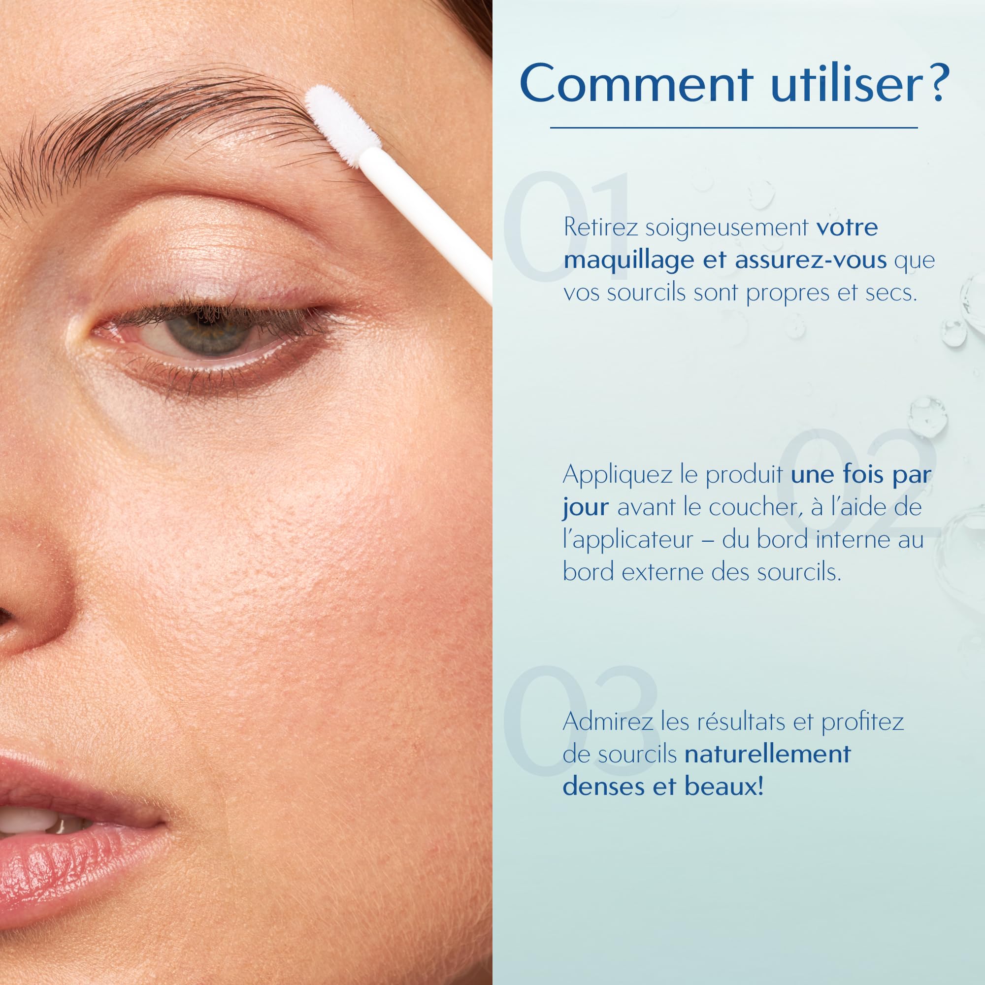 ORPHICA BROW Sérum pour les Sourcils 4 ml | Pousse Rapide Sourcils Ingrédients 100% Naturels | les Sourcils Plus Épais et Plus Fort Contient du Collagène et Extrait de Racine de Ginseng