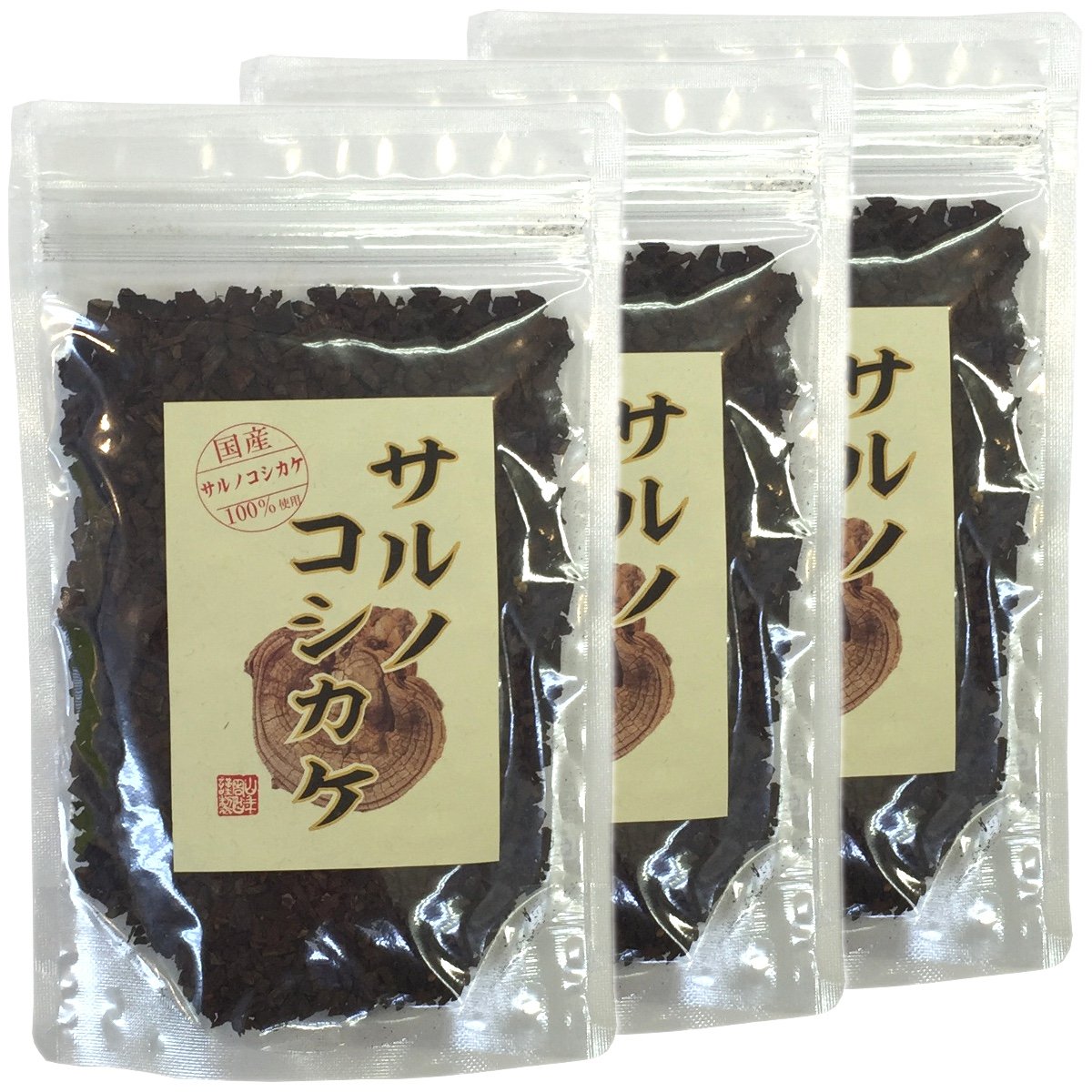 Amazon.co.jp: 【国産 100%】サルノコシカケ茶 70g×3袋セット