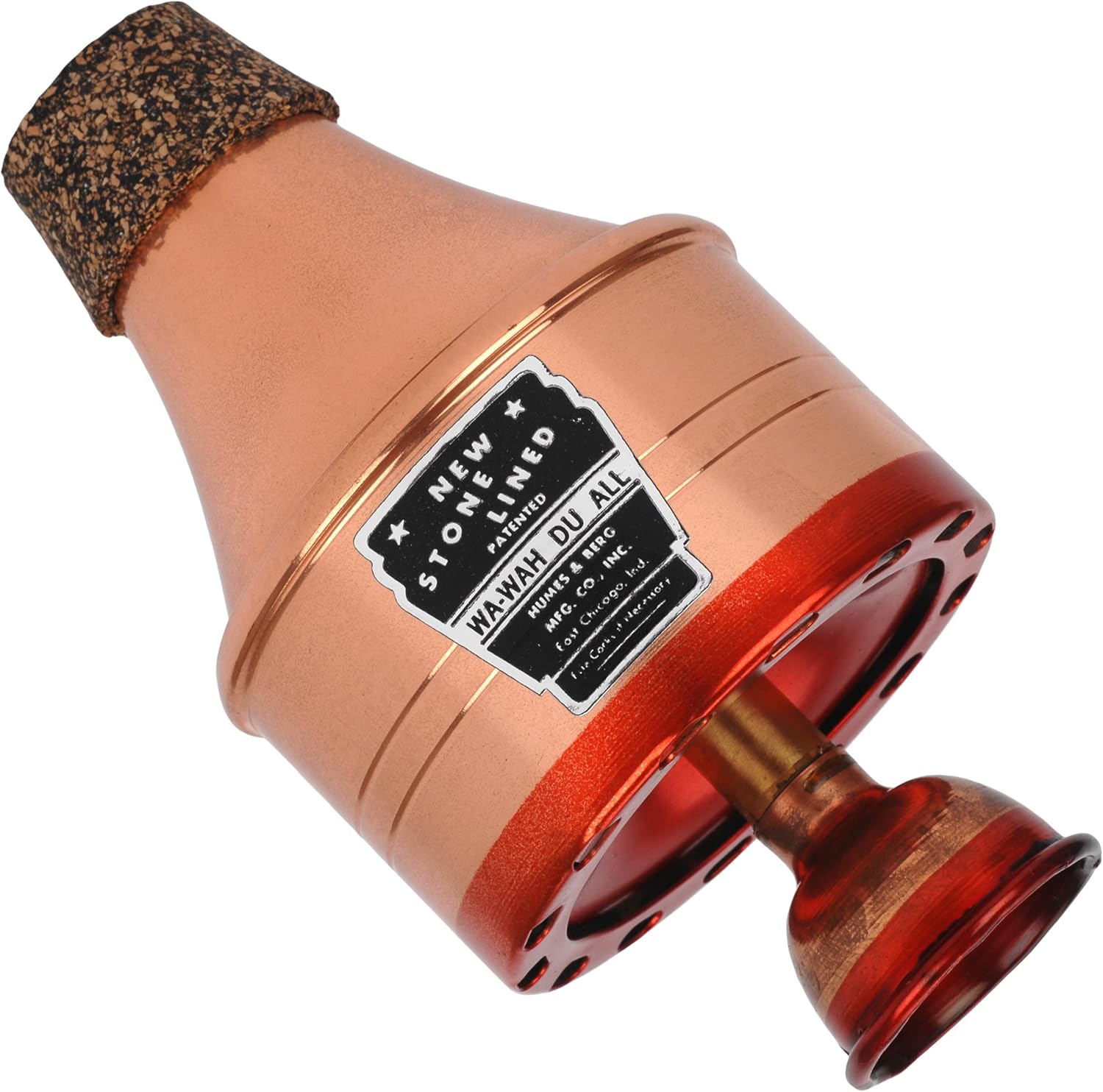 Humes & Berg 111C Stonelined Wa-Wah Copper Trumpet Mute