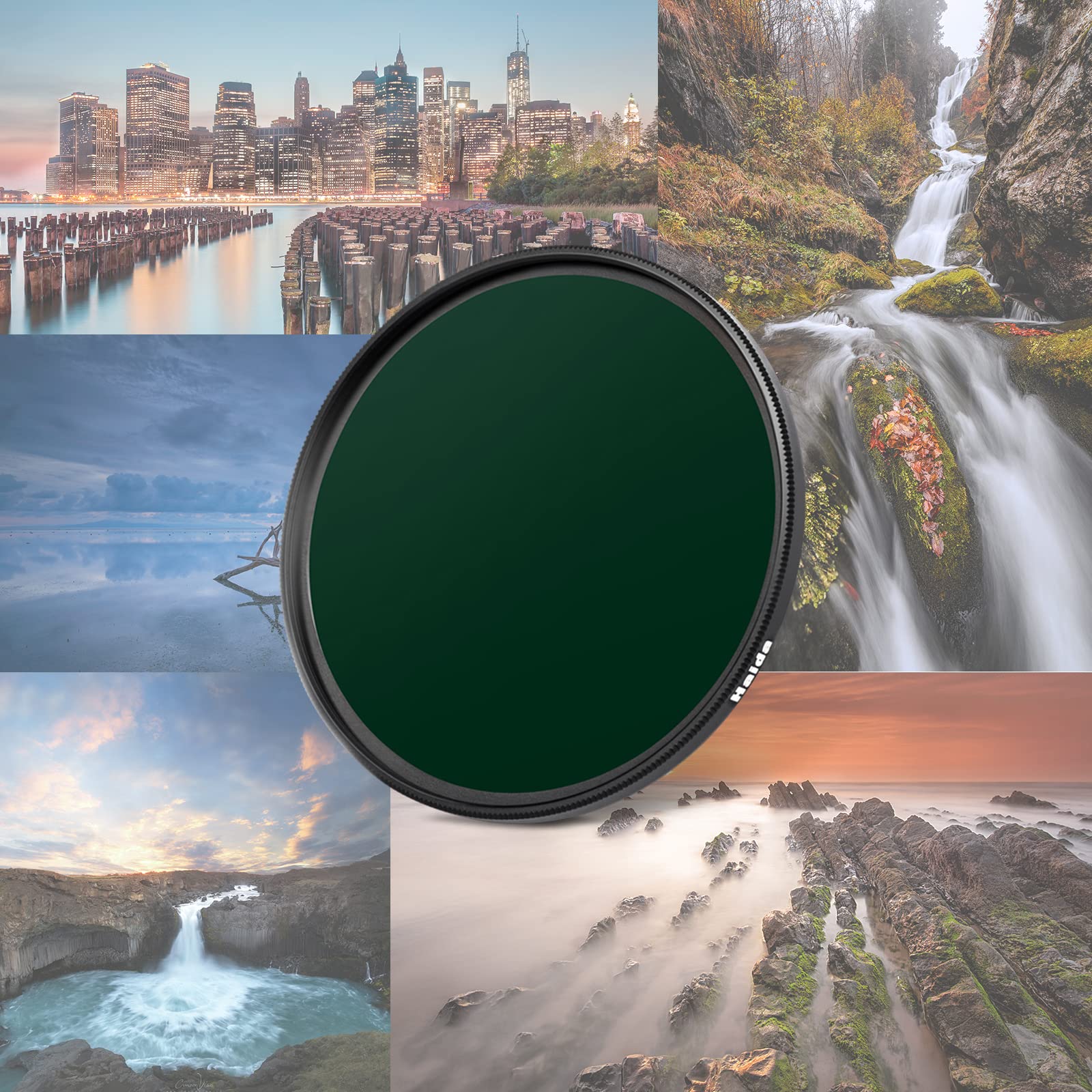 Haida 77 mm ND1000 Filter, 10 Blendenstufen, Neutraldichtefilter, mehrschichtige Objektivfilter (PROII-Serie)