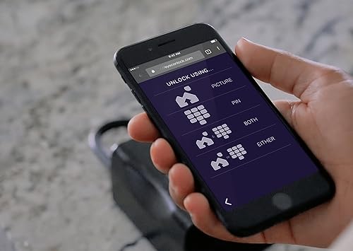Miniatura 2 de NU-SET Eyecon Caja de bloqueo inteligente portátil habilitada para WiFi para uso compartido de llaves para administración de propiedades, alquiler