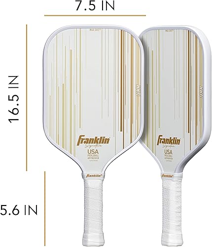 Miniatura 2 de Franklin Sports Paletas Profesionales de Pickleball - Serie Signature Paleta Profesional de Pickleball con Superficie MaxGrit - Paletas de Pro