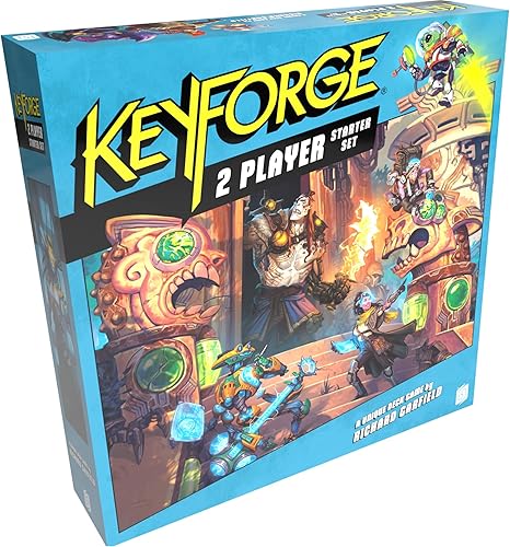 KeyForge - Juego de iniciación para 2 jugadores, aprende y batalla y domina el crisol! Juego de cartas de estrategia para niños y adultos, mayores