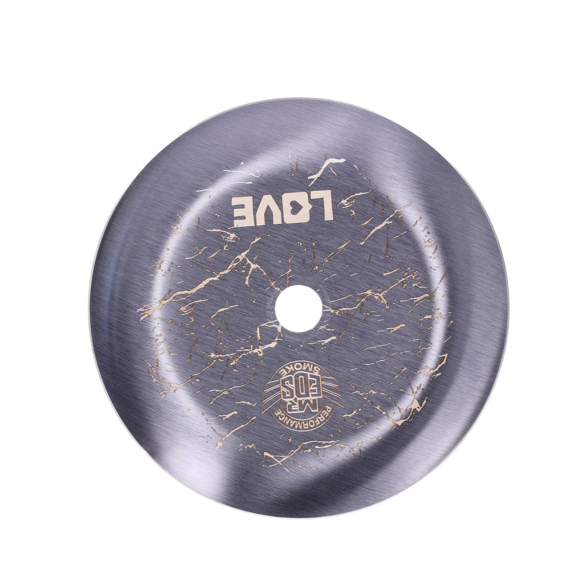 MR EDS E46 Love – Shisha cachimba premium de acero inoxidable con manguera de silicona y boquilla, difusor integrado, moderno sistema de soplado, 55 cm de altura (Amber)