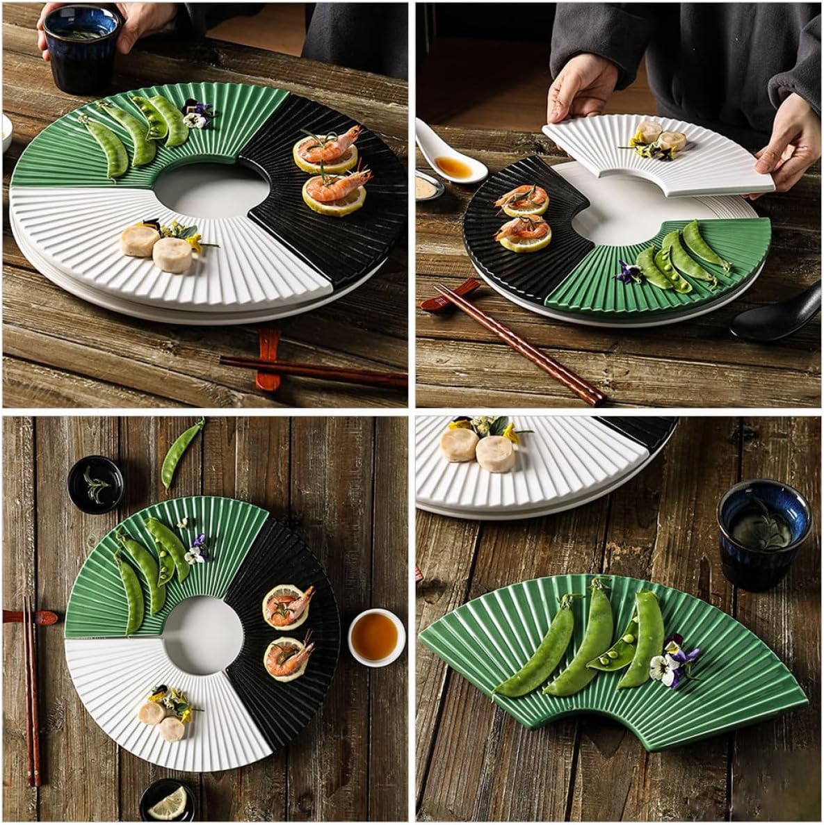 Japanese Sushi Tray Plate for Sushi Ceramic Elegant Xmas