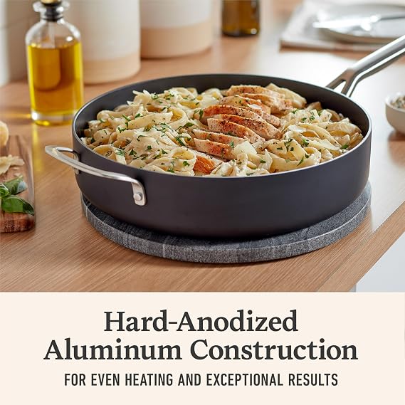 Calphalon Hard-Anodized Nonstick 5-Qt. Saute Pan with Lid